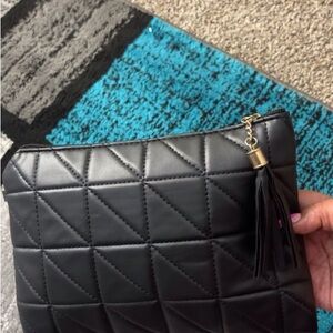 Black Quilted Women's Bag